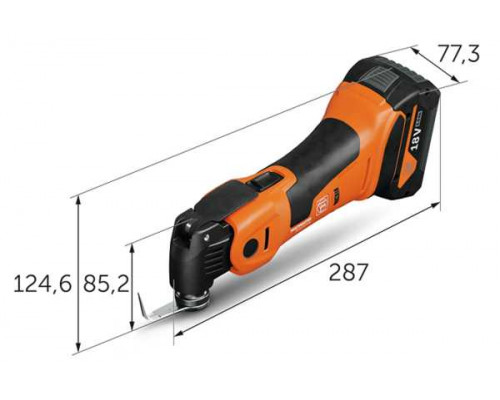 Инструмент осциллирующий Fein MultiMaster AMM 700 1.7 Q AS Инструмент осциллирующий Fein MultiMaster AMM 700 1.7 Q AS